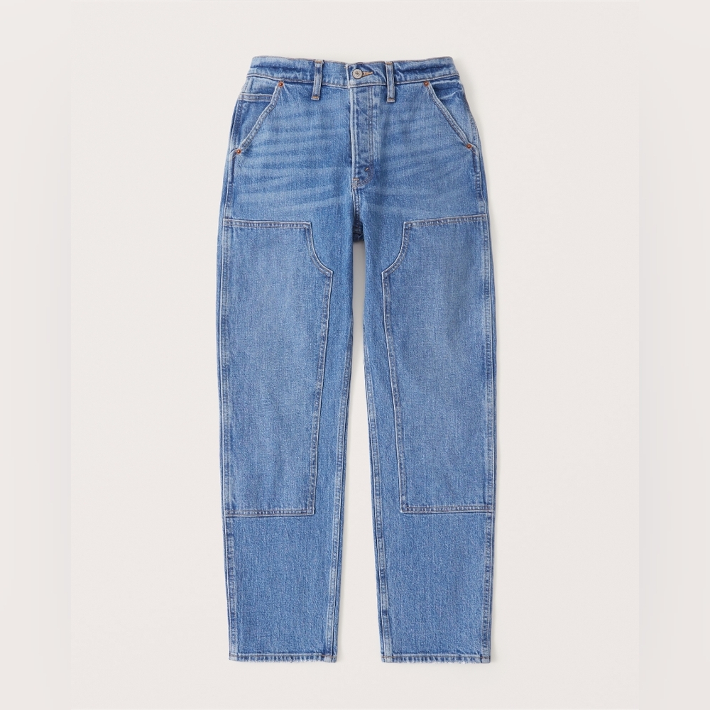Abercrombie & Fitch The Dad High Rise Curve Love Jean
